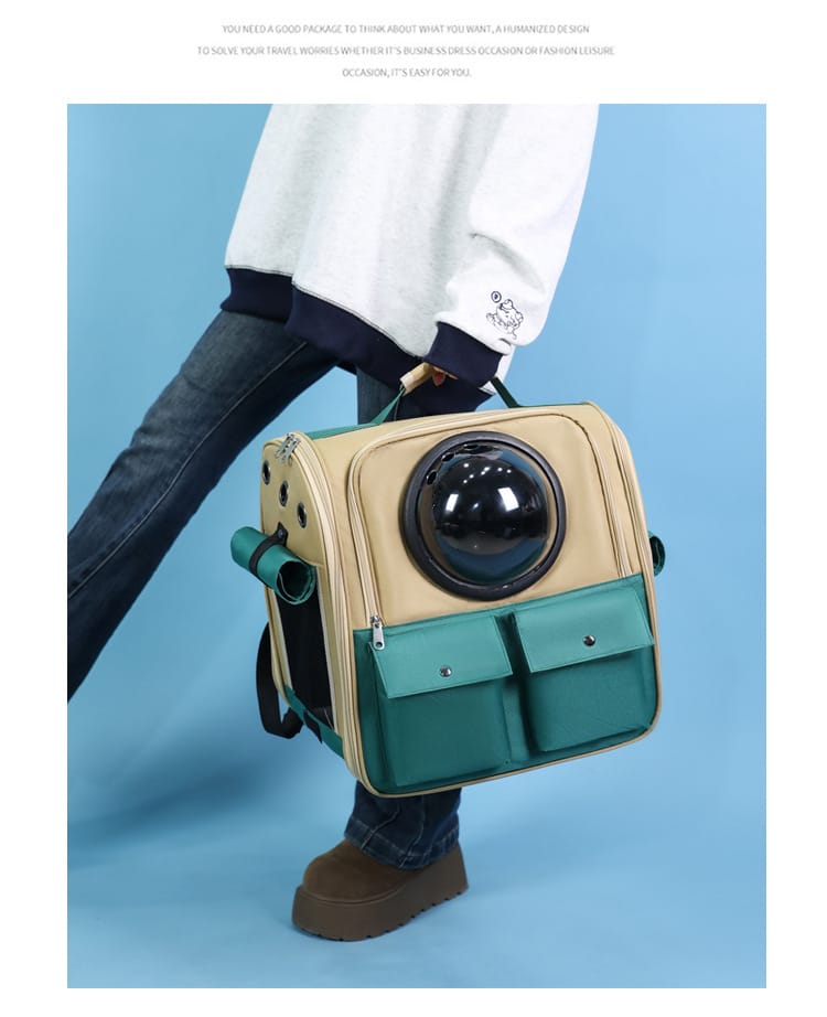 Bolso Guacal para Perros y Gatos con Ventana Transparente
